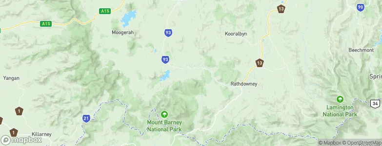 Maroon, Australia Map