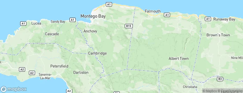 Maroon Town, Jamaica Map