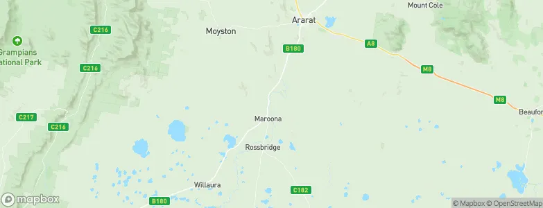 Maroona, Australia Map