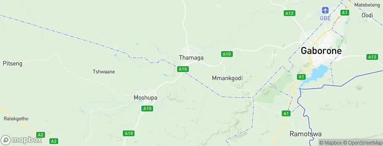 Marotse, Botswana Map