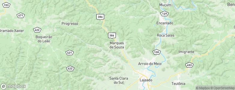 Marques de Souza, Brazil Map