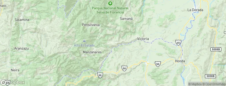 Marquetalia, Colombia Map