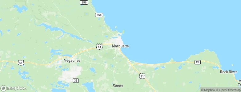 Marquette, United States Map