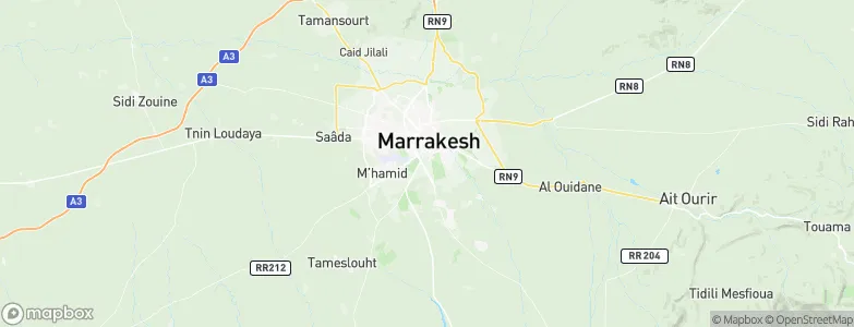 Marrakech-Medina, Morocco Map