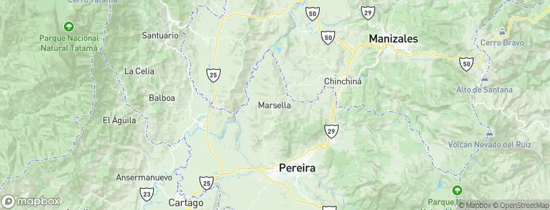 Marsella, Colombia Map