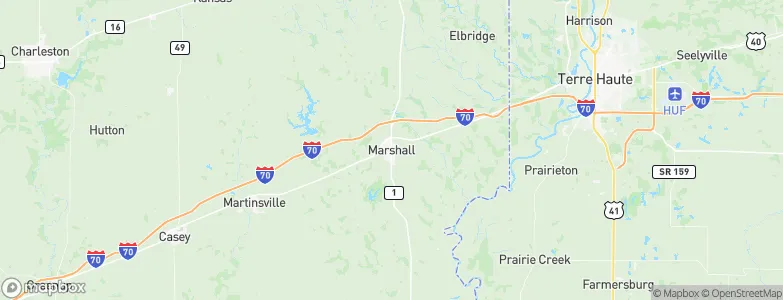 Marshall, United States Map
