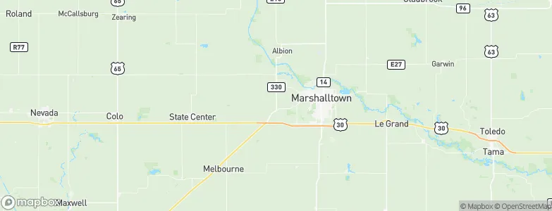 Marshall, United States Map