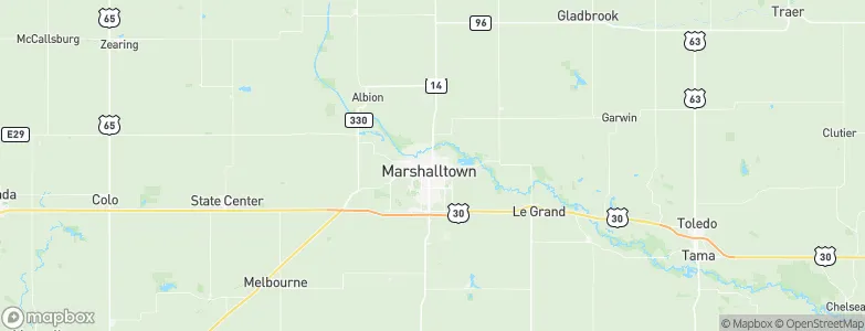 Marshalltown, United States Map