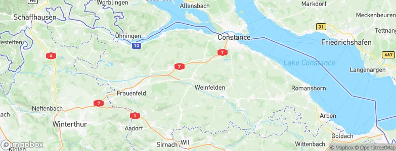 Märstetten, Switzerland Map