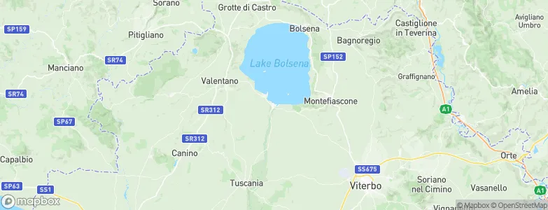 Marta, Italy Map