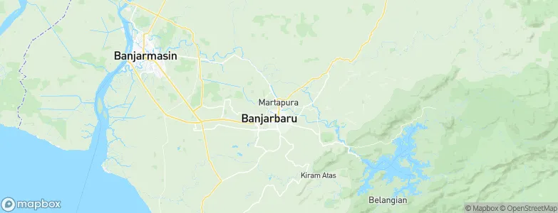 Martapura, Indonesia Map