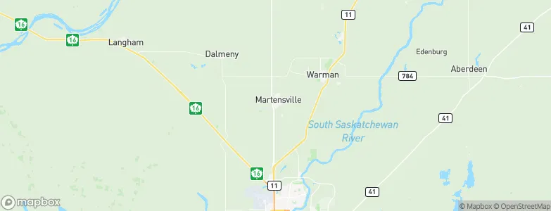 Martensville, Canada Map