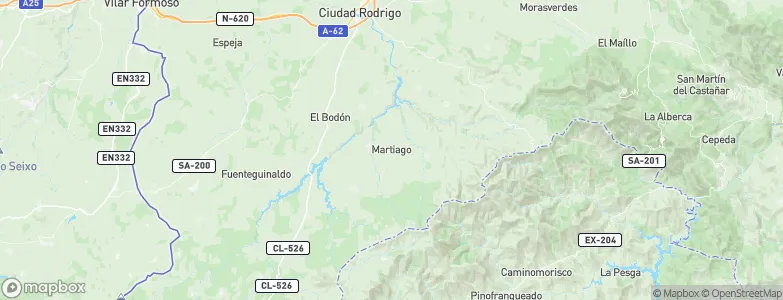 Martiago, Spain Map