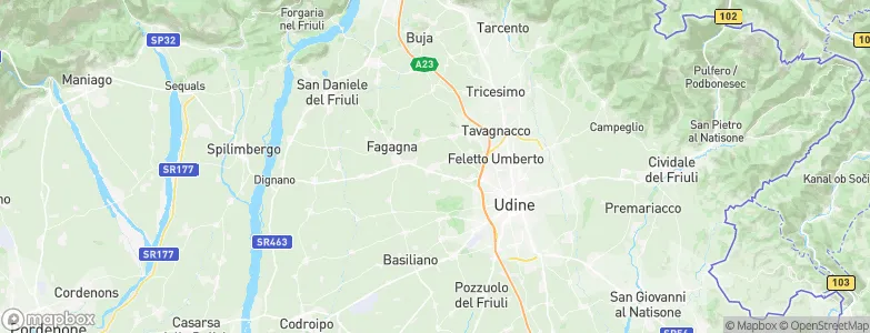 Martignacco, Italy Map