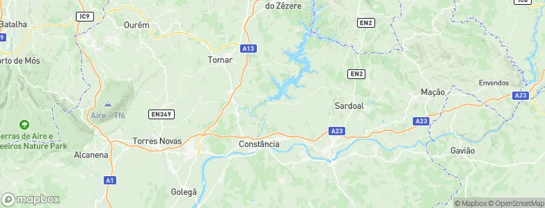 Martinchel, Portugal Map