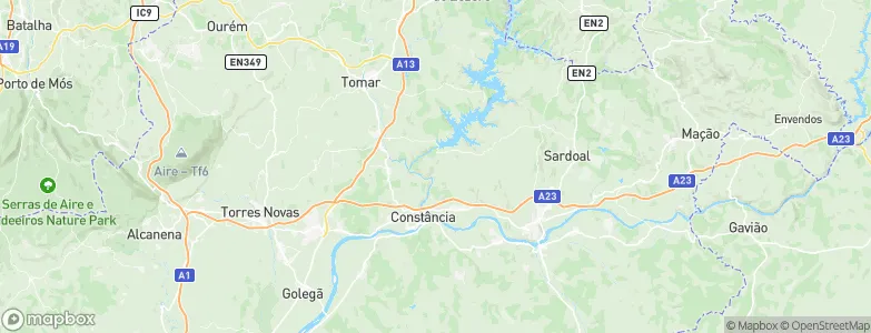 Martinchel, Portugal Map
