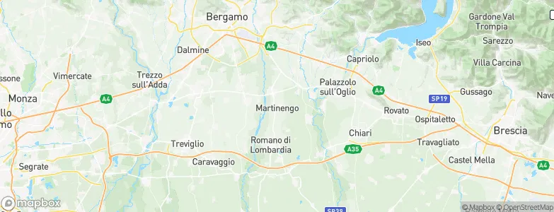 Martinengo, Italy Map