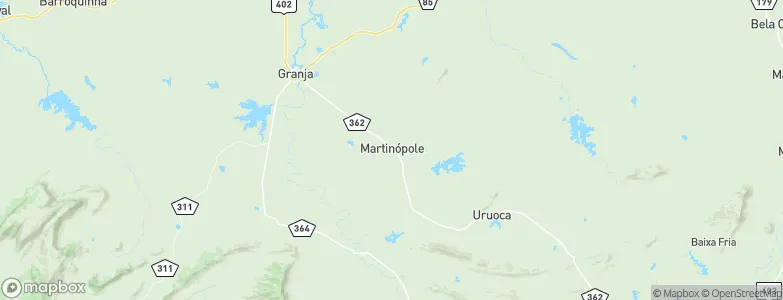 Martinópole, Brazil Map