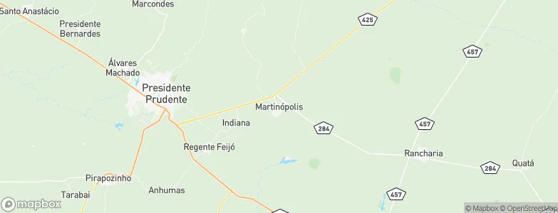 Martinópolis, Brazil Map