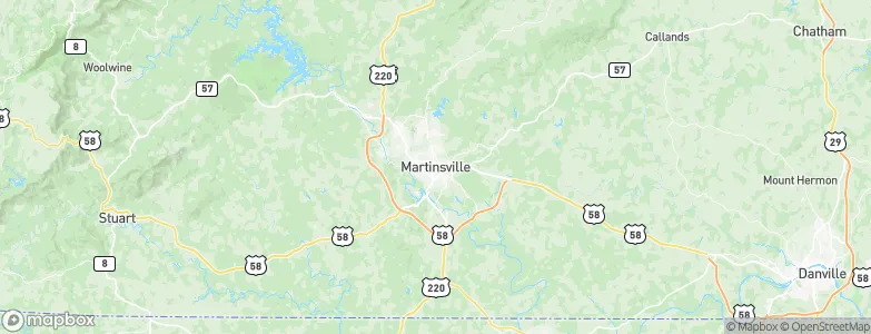 Martinsville, United States Map