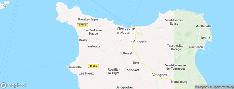 Martinvast, France Map