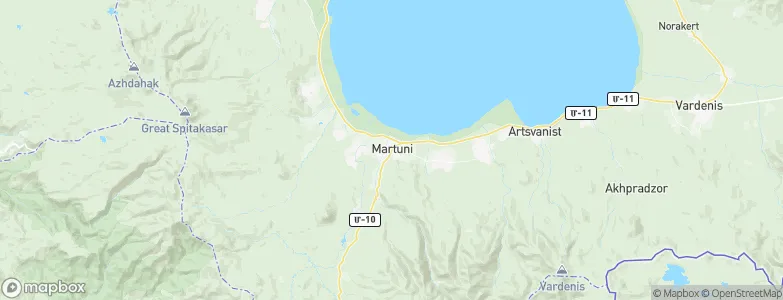 Martuni, Armenia Map