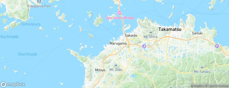 Marugame, Japan Map