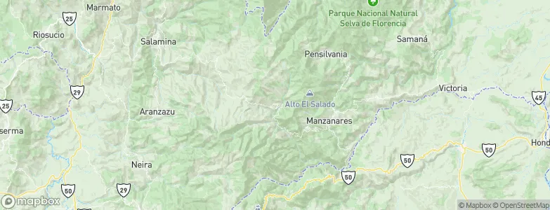 Marulanda, Colombia Map