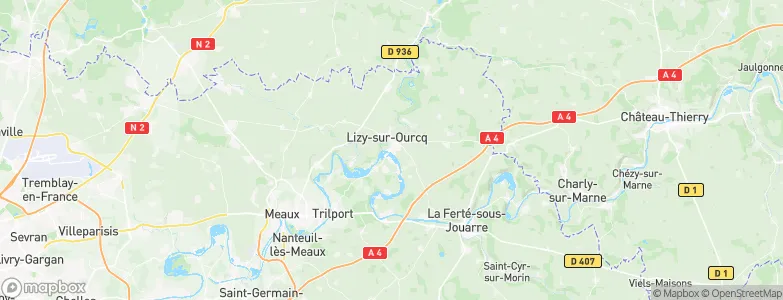 Mary-sur-Marne, France Map