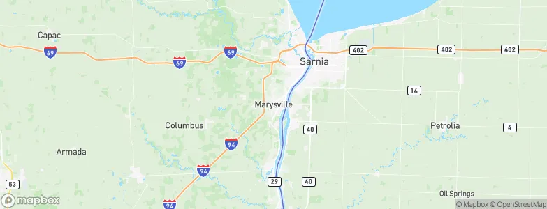 Marysville, United States Map