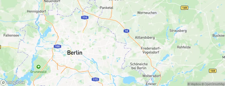 Marzahn, Germany Map