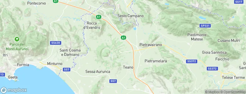 Marzano Appio, Italy Map