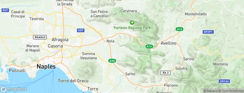 Marzano di Nola, Italy Map
