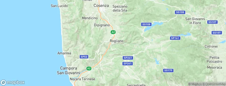 Marzi, Italy Map
