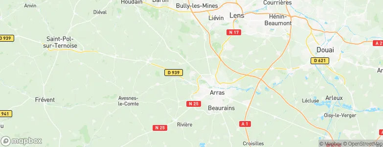 Marœuil, France Map