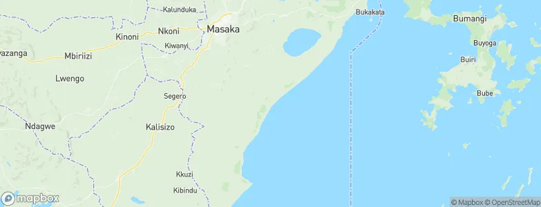 Masaka District, Uganda Map