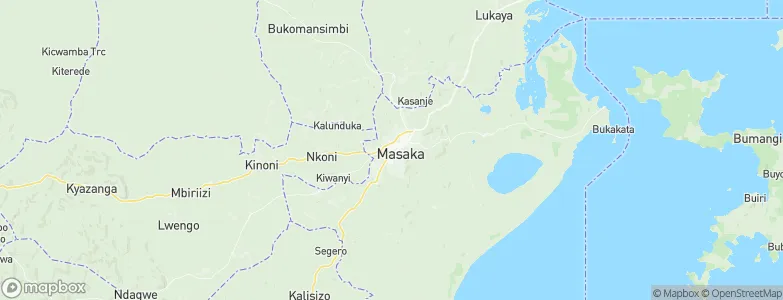 Masaka, Uganda Map