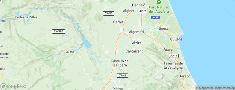 Masalavés, Spain Map