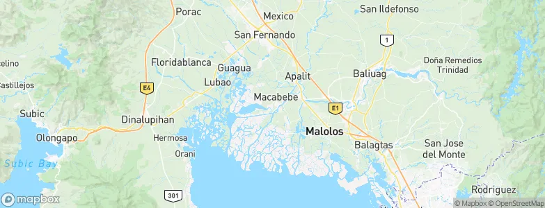 Masantol, Philippines Map