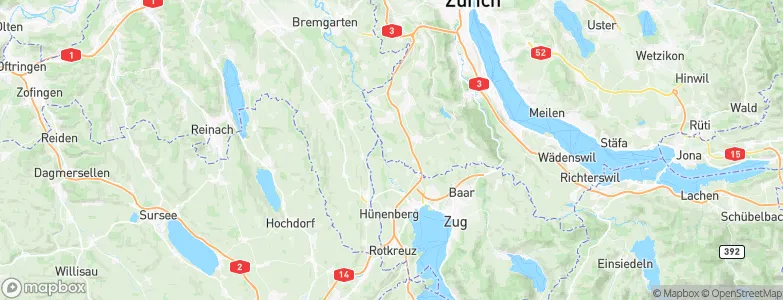 Maschwanden, Switzerland Map