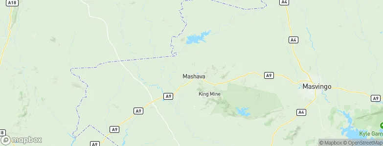 Mashava, Zimbabwe Map
