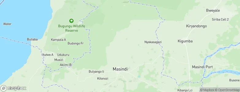 Masindi District, Uganda Map