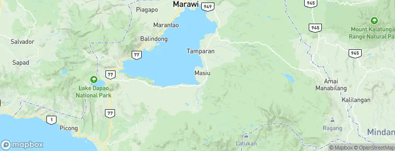 Masiu, Philippines Map
