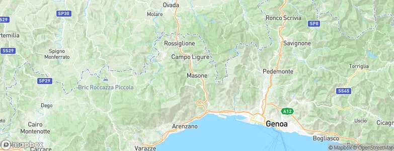 Masone, Italy Map