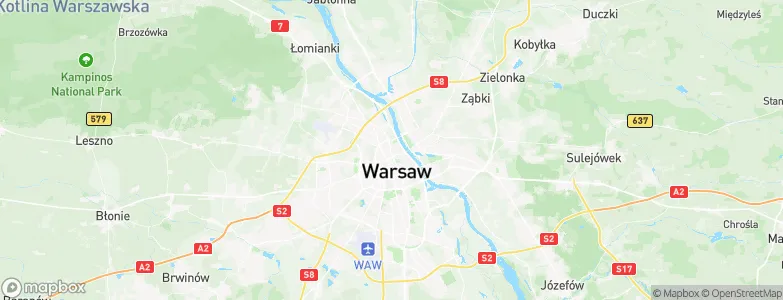 Masovian Voivodeship, Poland Map