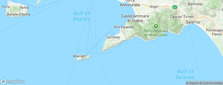 Massa Lubrense, Italy Map