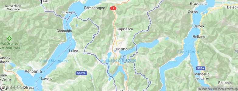 Massagno, Switzerland Map