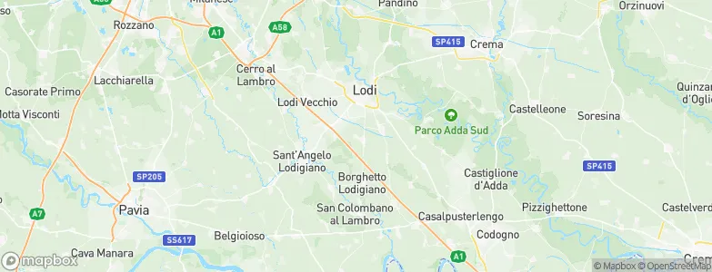 Massalengo-Motta Vigana, Italy Map