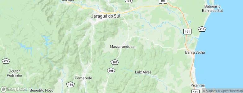 Massaranduba, Brazil Map