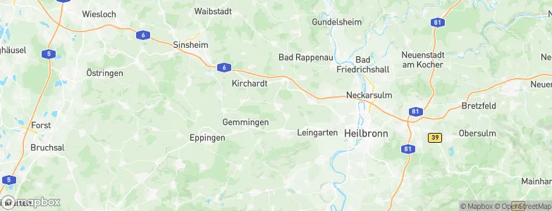 Massenbachhausen, Germany Map